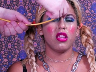 Blowjob slave sucking