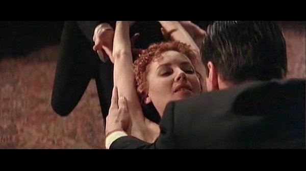 Connie Nielsen – The Devils Advocate (standing full frontal and sex)