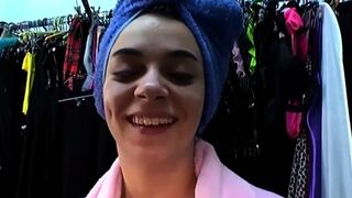 Cums in mouth and bukkakes on khadisha latina