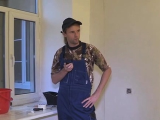 Dazzling russian Candy Julia bends to get fucked hard