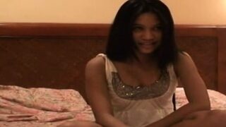 Dinky tasting from beguiling young japanese brunette Claudia