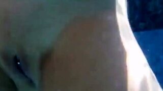 Girl pulling my cock underwater