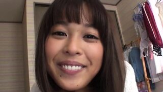 Half Japanese half Thai JAV amateur gives blowjob