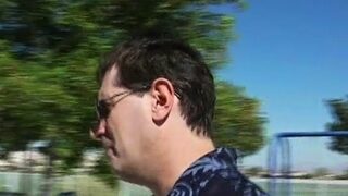 Man and his fat girlfriend are having nice oral fun on cam