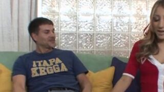 Natalia Rossi gives her horny stud a taste of naughty