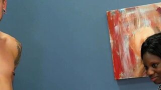 Sexy ebony ass fucked