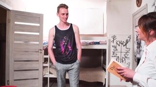 TUTOR4K. Busty biology tutor dragged into affair