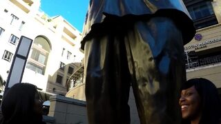 Wet Black BBW Lesbians Licking Pussy Juice