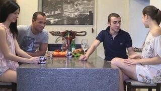 2 beefy stallions use their ramrods for pleasuring doxies