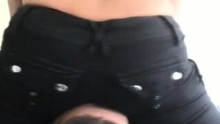 Adorable lady cums from love rocket licking