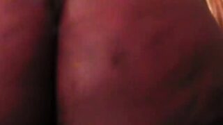 African MILF Sucks White Dick in Casting