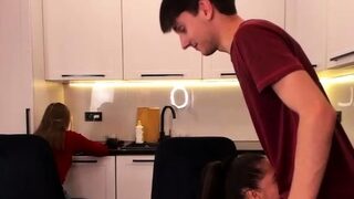 Amateur trio teen cumshot