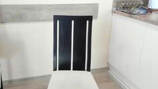 Amateur Webcam Cute Teen Plays Solo with Big Dildo