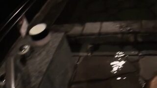 Asian bitch pokes her bulky pink flaps with big dildo