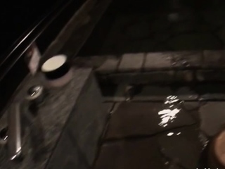 Asian bitch pokes her bulky pink flaps with big dildo