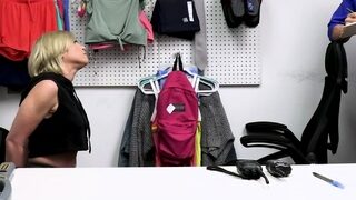 Blonde with big tits milf pussy licked