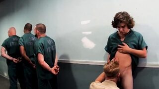 Boys street blowjob tube gay Making The Guards Happy