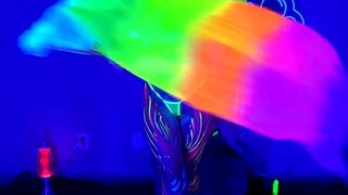 Camsoda   Bodypainted babe solo