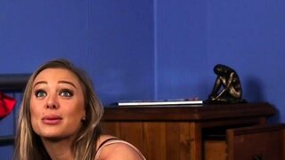 Cfnm fetish babe mocking pervert