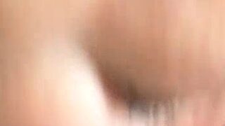 Cumshot wanting amateur MILF wanks cock in POV video