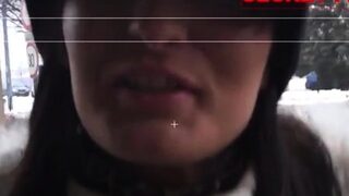 Curvaceous brunette bombshell Bailey behaves like whore