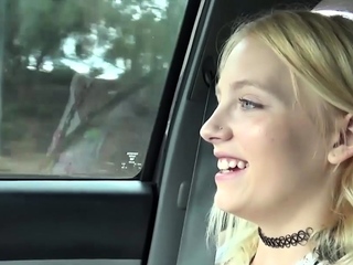 Cute girl gets teenie pussy creampied at audition