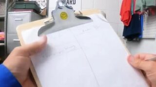 Fingering busty teen suspects butt before she blows