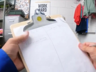 Fingering busty teen suspects butt before she blows