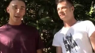 Free gay cumshots and hunks Game for knob deep-throating