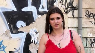 GERMAN SCOUT – CURVY BBW TEEN TAYLEE WOOD PICKUP AND FUCK