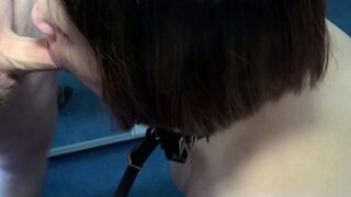 german slave girl must fuck a user and lick creampie