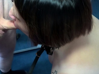 german slave girl must fuck a user and lick creampie