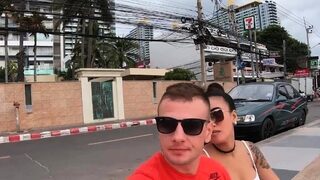 Hot Asian girlfriend gets fucked by guy