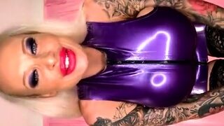 hot blonde MILF playing with her toys on cam