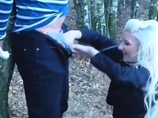 In wood irl fucked tied to