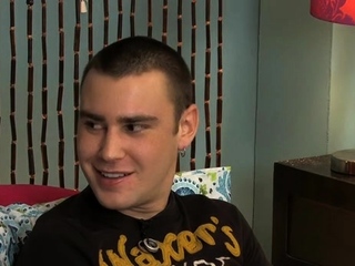 Lewd twink guys fill every other’s taut assholes