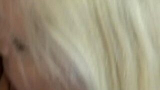 Mature gran gets oral