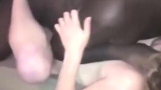 MILF Takes Big Black Cock While Husband Films