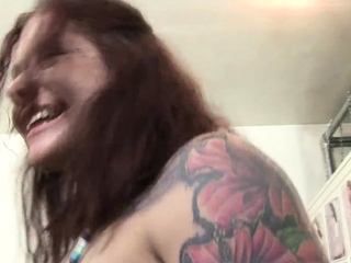 Naughty beauty likes black