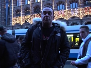 Naughty blonde cutie Debby begs for love rocket