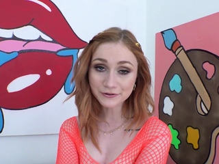 NYMPHO Slutty Scarlet Skies takes a big dick