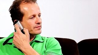 Old Boss Cum twice while Ass Fucked Skinny Redhead Teen Viky