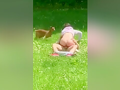 Polish Couple Caught Fucking In The Park