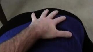 Sexy blonde teen blowjob and gangbanged then creampied