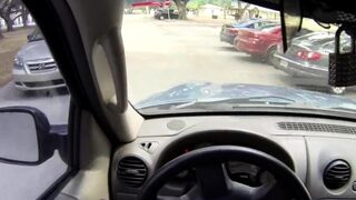 Sexy brunette cutie Tanielle fucks on camera