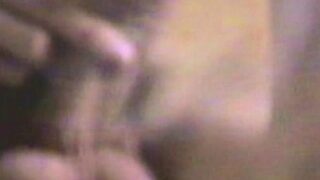 Skinny guy jerking in mirror