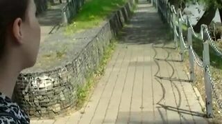 Stunning girlie gets shaved tang slammed