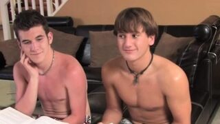 Teen male cumshot gay sex videos xxx I think he did