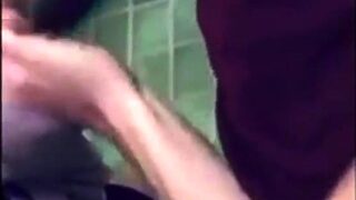 Warning Fantastic blonde big cock blowjob and cumshot