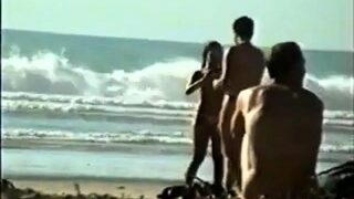 Str8 big dick on beach
